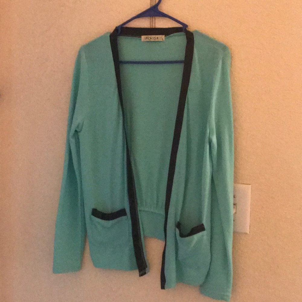 Awesome mint green Alyssa dressy long sleeve top!!